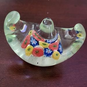 Vintage  Blown Glass  Chopstick Rest